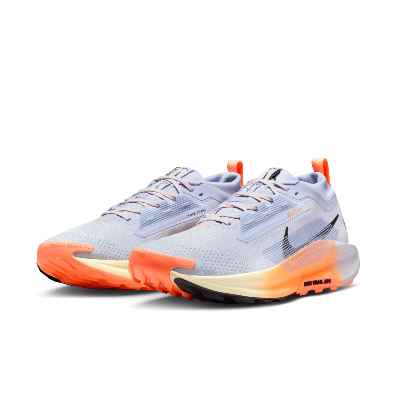Nike Men’s React Pegasus Trail 5 GORE-TEX (011 - Ghost/Black-Malt-Orange Pulse) 3 Nike Men’s React Pegasus Trail 5 GORE-TEX (011 - Ghost/Black-Malt-Orange Pulse) - Image 3