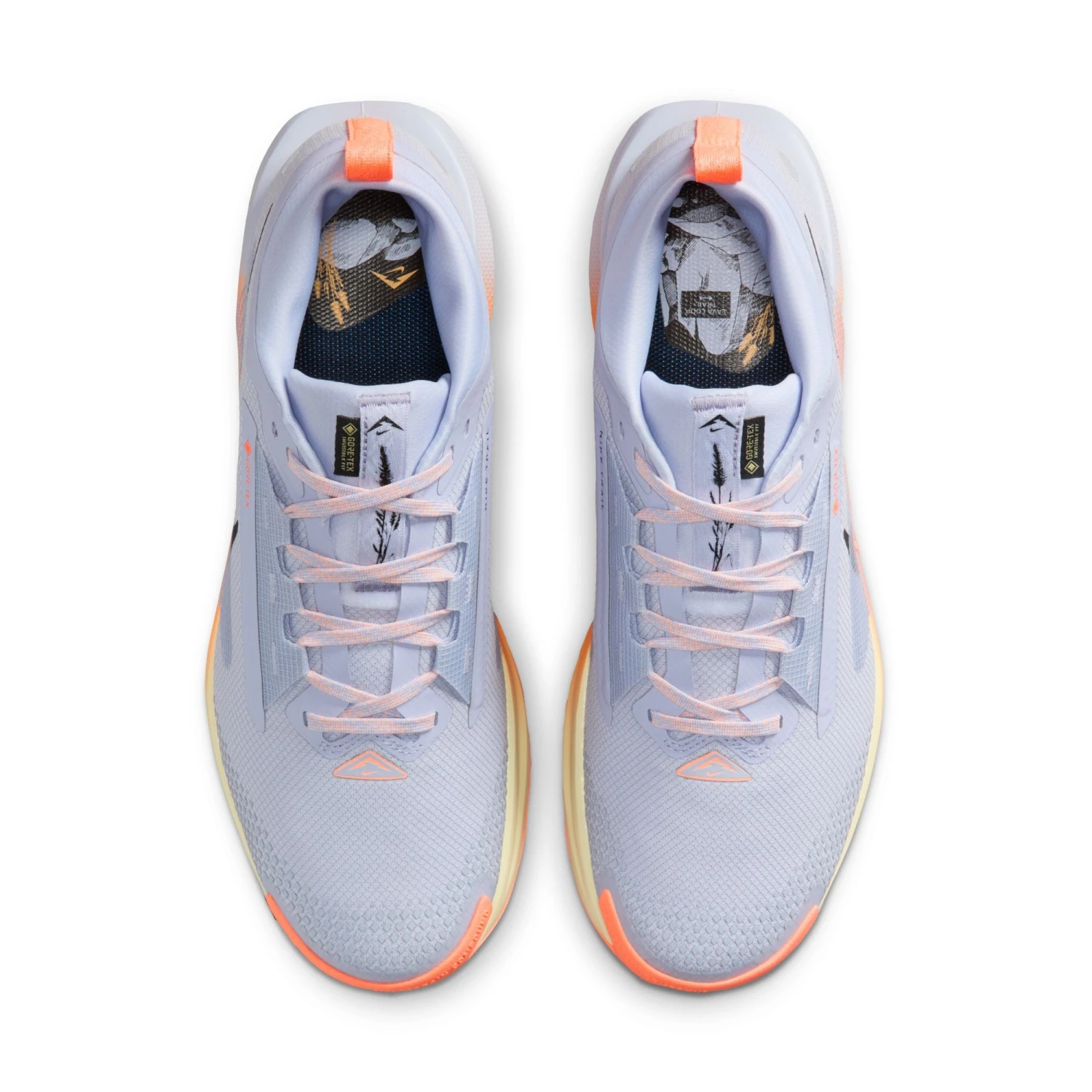 Nike Men’s React Pegasus Trail 5 GORE-TEX (011 - Ghost/Black-Malt-Orange Pulse) 9 Nike Men’s React Pegasus Trail 5 GORE-TEX (011 - Ghost/Black-Malt-Orange Pulse) - Image 9