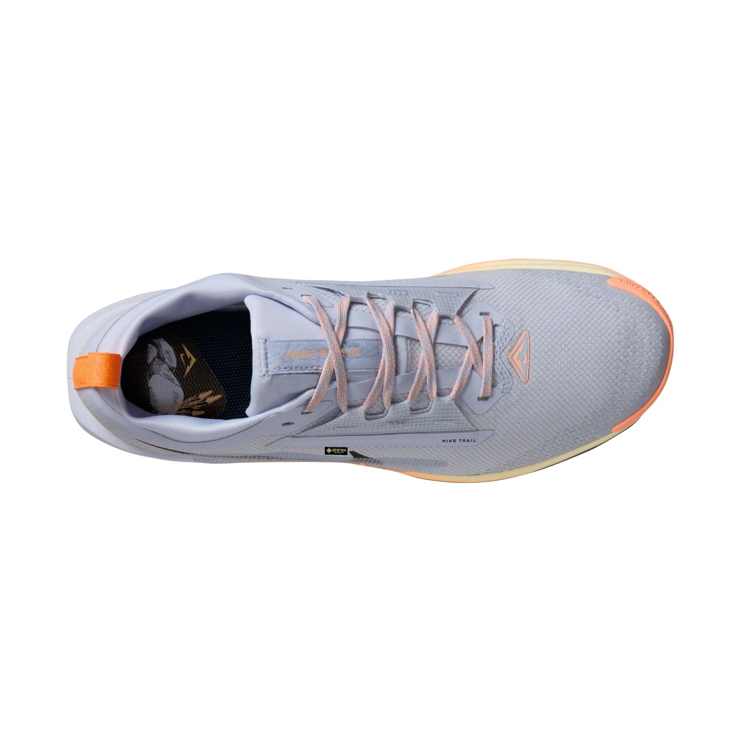 Nike Men’s React Pegasus Trail 5 GORE-TEX (011 - Ghost/Black-Malt-Orange Pulse) 8 Nike Men’s React Pegasus Trail 5 GORE-TEX (011 - Ghost/Black-Malt-Orange Pulse) - Image 8