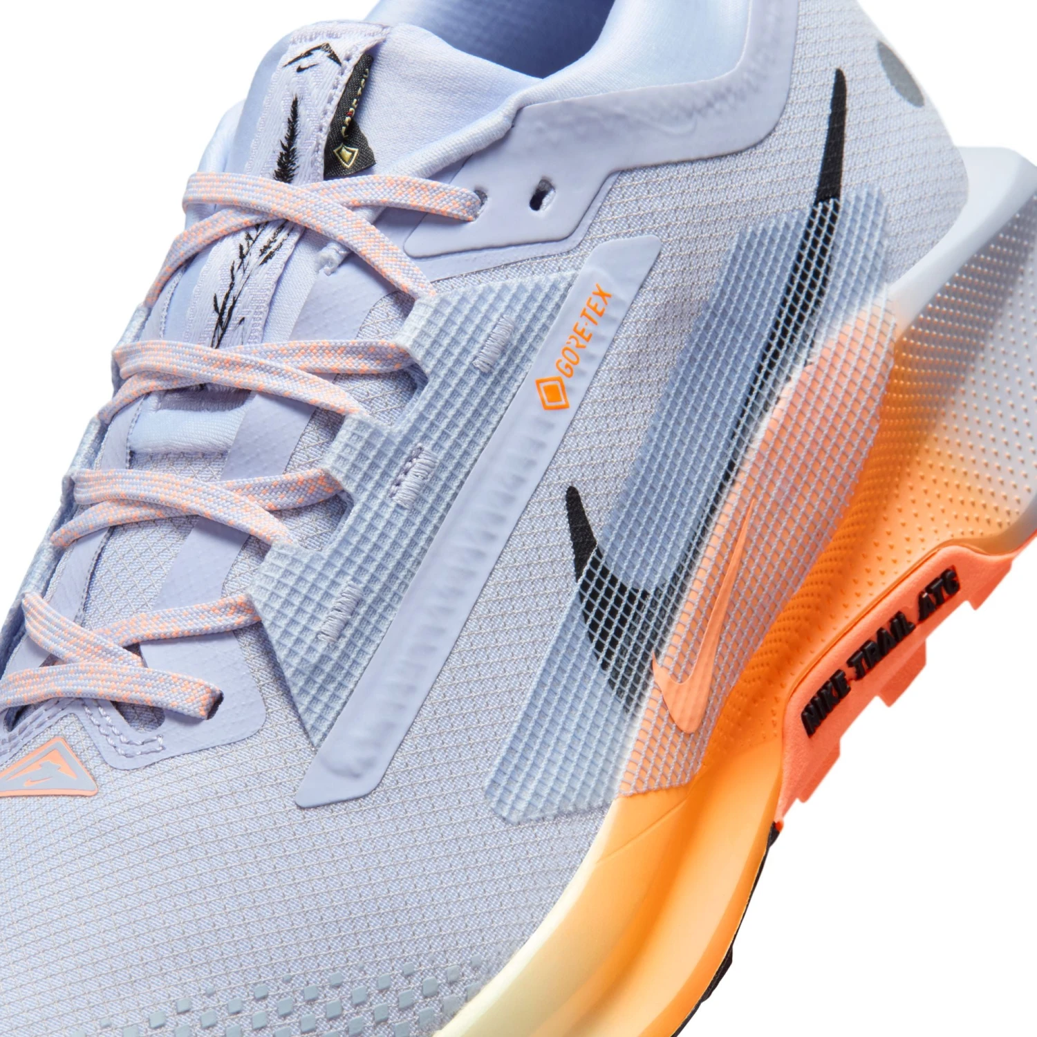 Nike Men’s React Pegasus Trail 5 GORE-TEX (011 - Ghost/Black-Malt-Orange Pulse) 4 Nike Men’s React Pegasus Trail 5 GORE-TEX (011 - Ghost/Black-Malt-Orange Pulse) - Image 4