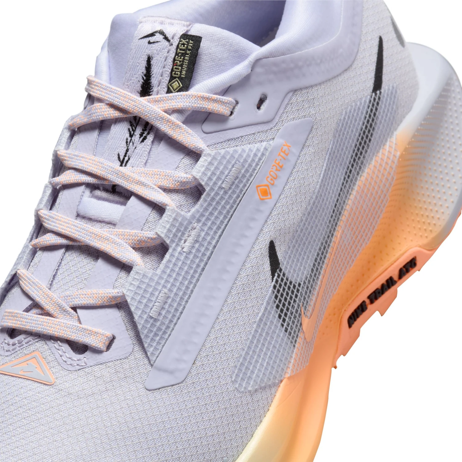 Nike Women’s React Pegasus Trail 5 GORE-TEX (011 - Ghost/Black-Malt-Orange Pulse) 4 Nike Women’s React Pegasus Trail 5 GORE-TEX (011 - Ghost/Black-Malt-Orange Pulse) - Image 4