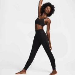 Nike Women's Zenvy Dri-FIT High-Waisted Joggers (010 - Black/Black) 9 Nike Women's Zenvy Dri-FIT High-Waisted Joggers (010 - Black/Black) -Shoes Fashion Store AURORA FV7924 010 PHSFM001 2000