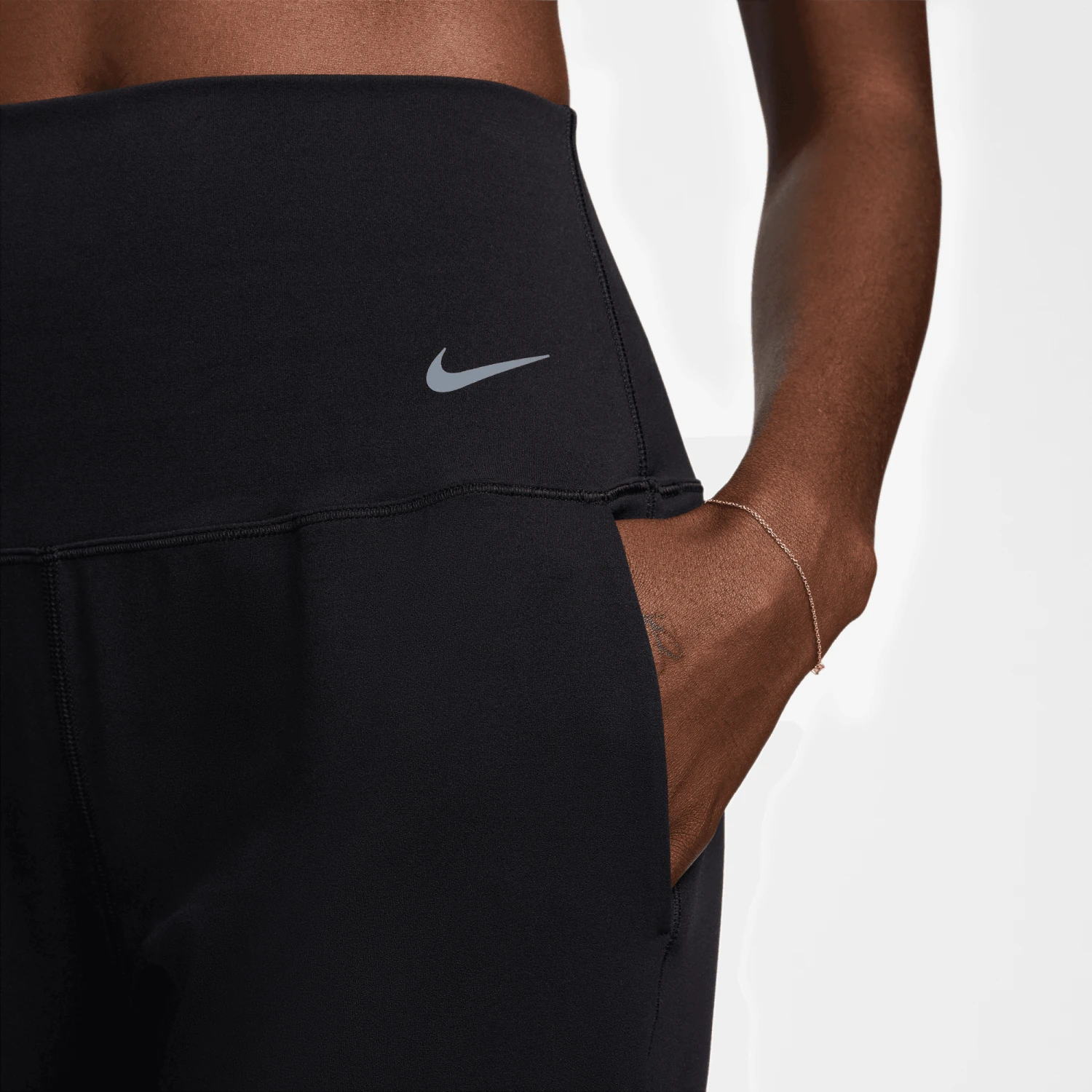 Nike Women's Zenvy Dri-FIT High-Waisted Joggers (010 - Black/Black) 5 Nike Women's Zenvy Dri-FIT High-Waisted Joggers (010 - Black/Black) - Image 5