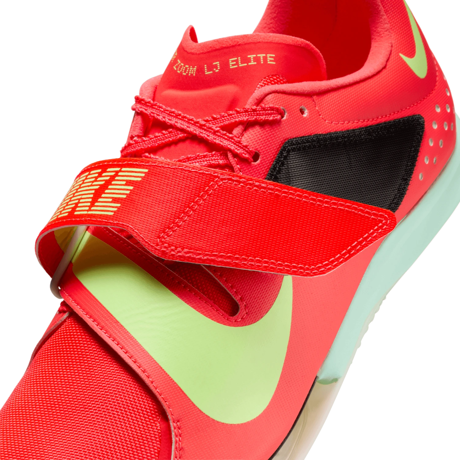 Nike Unisex Air Zoom Long Jump Elite (600 - Bright Crimson/Washed Coral-Lime Blast) 4 Nike Unisex Air Zoom Long Jump Elite (600 - Bright Crimson/Washed Coral-Lime Blast) - Image 4