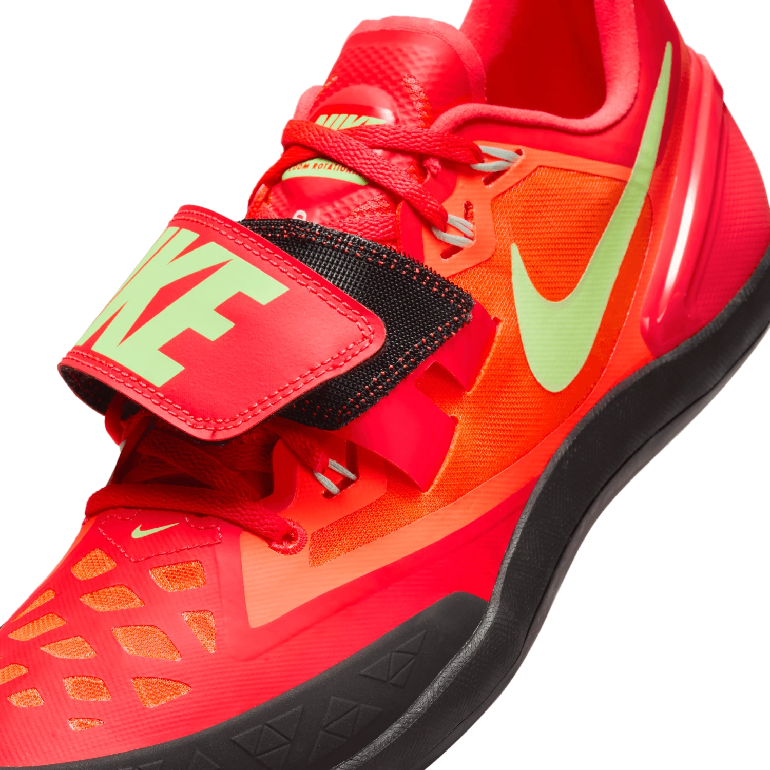 Nike Unisex Zoom Rotational 6 (600 - Bright Crimson/Washed Coral-Lime Blast) 4 Nike Unisex Zoom Rotational 6 (600 - Bright Crimson/Washed Coral-Lime Blast) - Image 4