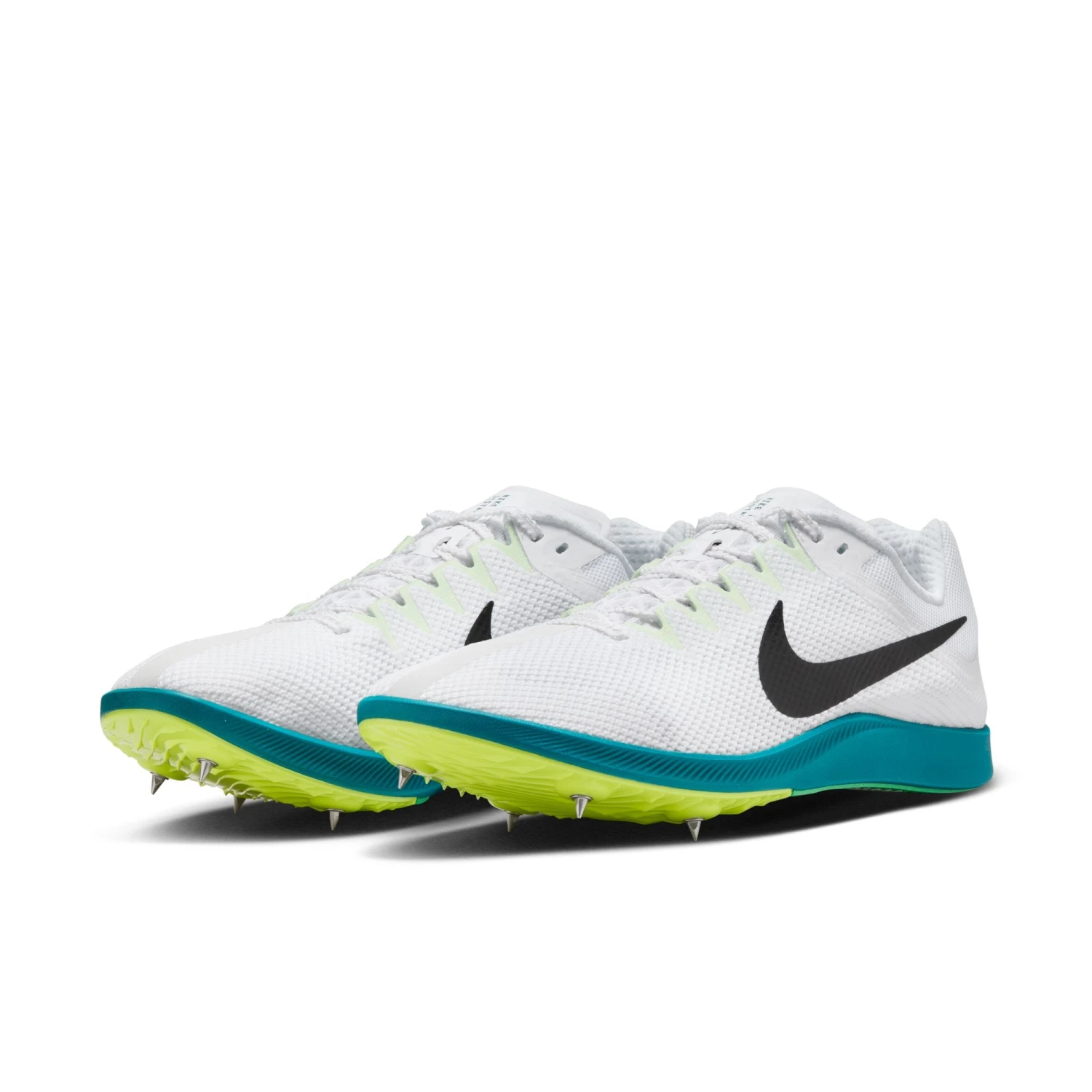 Nike Unisex Zoom Rival Distance (102 - White/Black-Bright Spruce-Vapor Green) 3 Nike Unisex Zoom Rival Distance (102 - White/Black-Bright Spruce-Vapor Green) - Image 3