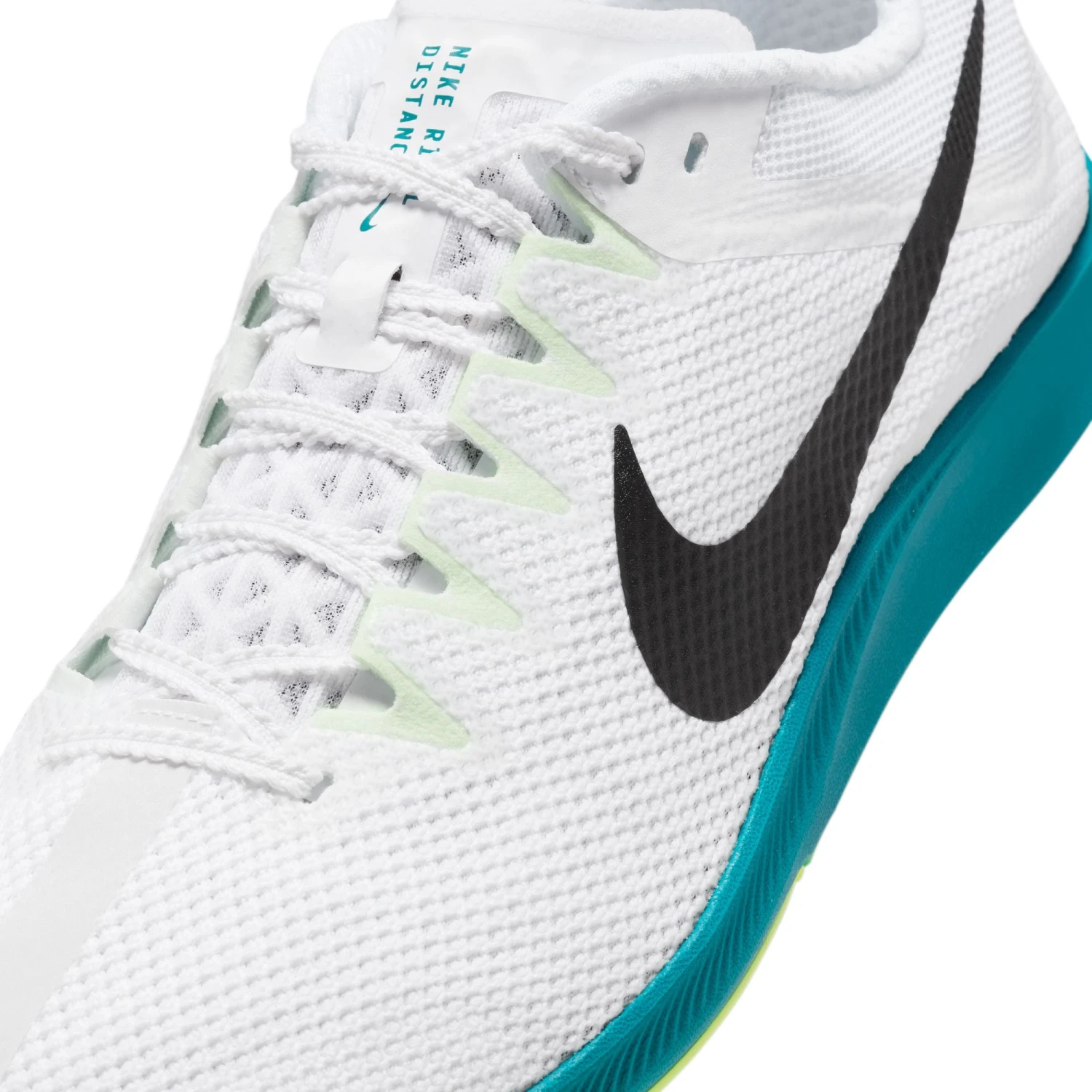 Nike Unisex Zoom Rival Distance (102 - White/Black-Bright Spruce-Vapor Green) 4 Nike Unisex Zoom Rival Distance (102 - White/Black-Bright Spruce-Vapor Green) - Image 4