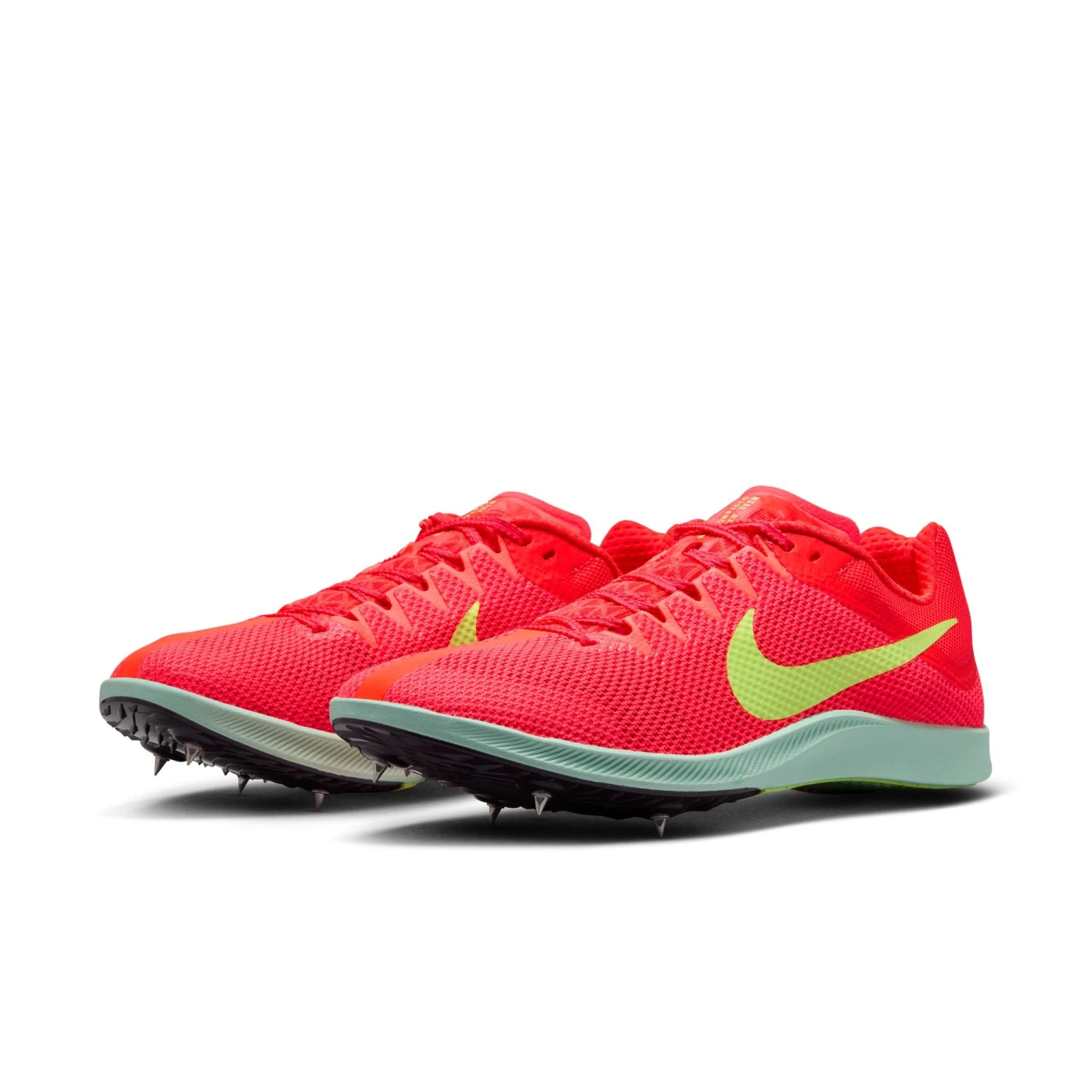 Nike Unisex Zoom Rival Distance (600 - Bright Crimson/Washed Coral-Barely Volt) 3 Nike Unisex Zoom Rival Distance (600 - Bright Crimson/Washed Coral-Barely Volt) - Image 3