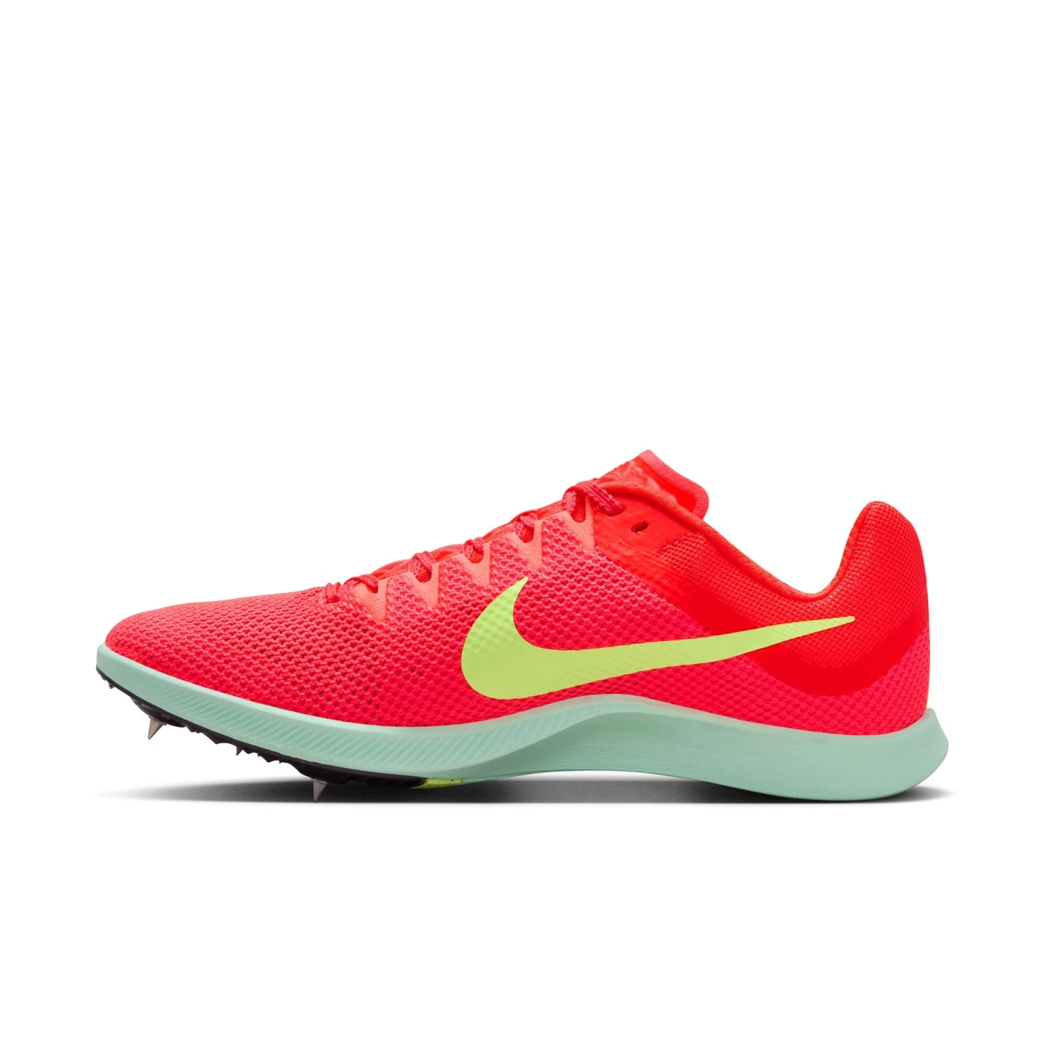 Nike Unisex Zoom Rival Distance (600 - Bright Crimson/Washed Coral-Barely Volt) 2 Nike Unisex Zoom Rival Distance (600 - Bright Crimson/Washed Coral-Barely Volt) - Image 2