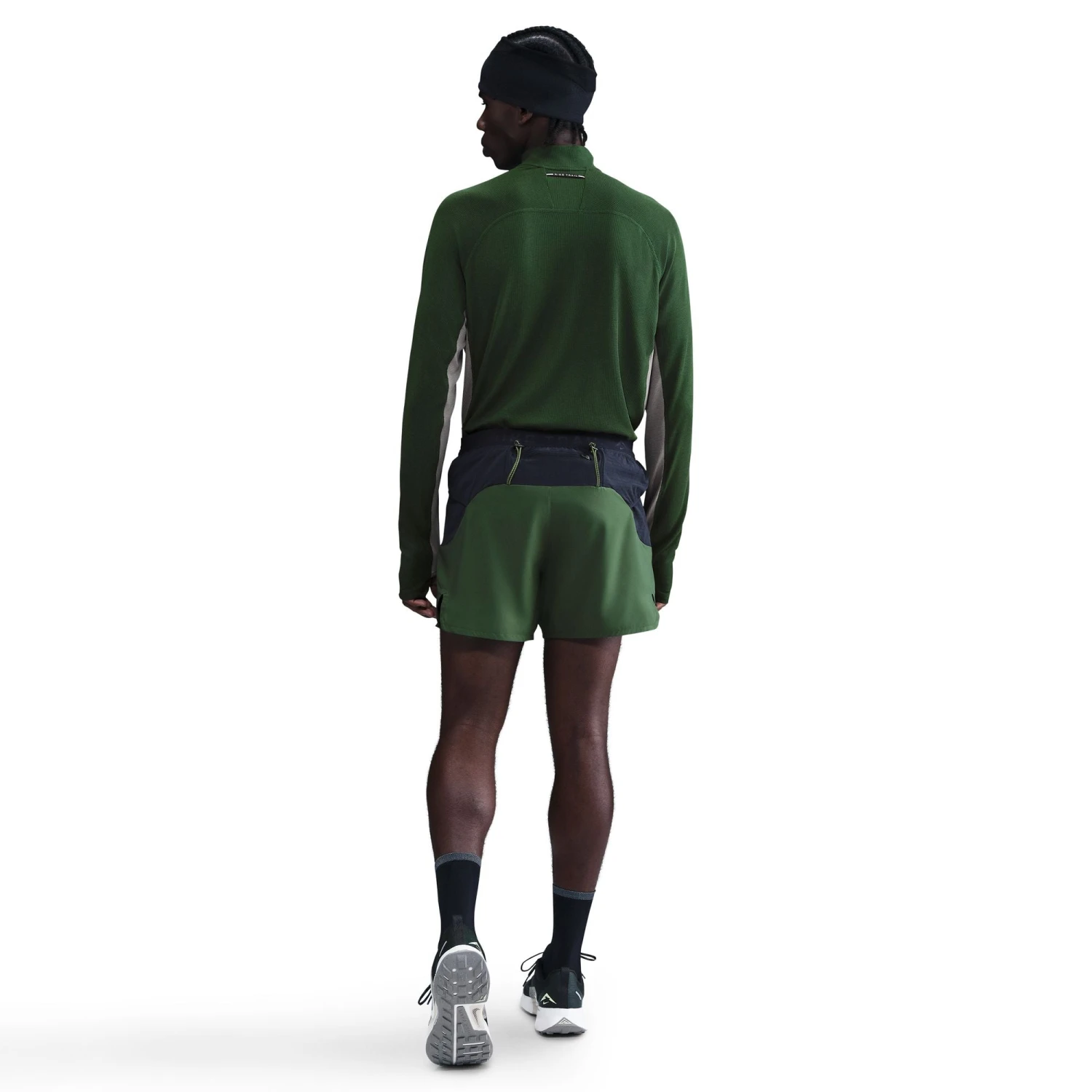 Nike Men's Trail Second Sunrise 5" Dri-FIT ADV Brief-Lined Running Shorts (323 - Fir/Obsidian/Ochre/Summit White) 3 Nike Men's Trail Second Sunrise 5" Dri-FIT ADV Brief-Lined Running Shorts (323 - Fir/Obsidian/Ochre/Summit White) - Image 3