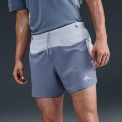Nike Men's Trail Second Sunrise 5" Dri-FIT ADV Brief-Lined Running Shorts (499 - World Indigo/Ghost/Summit White) -Shoes Fashion Store AURORA HJ3572 499 PHSYMG01 2000