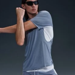 Nike Men's Trail Second Sunrise 5" Dri-FIT ADV Brief-Lined Running Shorts (499 - World Indigo/Ghost/Summit White) -Shoes Fashion Store AURORA HJ3572 499 PHSYMG03 2000