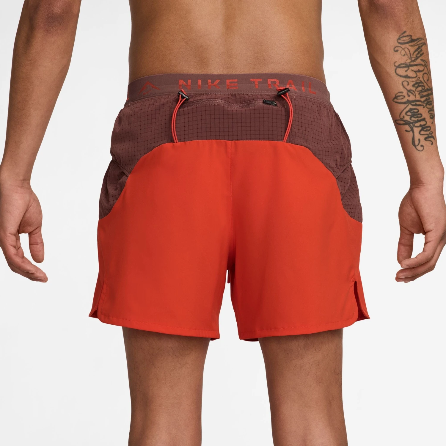 Nike Men's Trail Second Sunrise 5" Dri-FIT ADV Brief-Lined Running Shorts (633 - Picante Red/Red. Sepia/Picante Red/Black) 2 Nike Men's Trail Second Sunrise 5" Dri-FIT ADV Brief-Lined Running Shorts (633 - Picante Red/Red. Sepia/Picante Red/Black) - Image 2