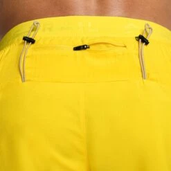 Nike Men's Trail Second Sunrise 5" Dri-FIT ADV Brief-Lined Running Shorts (718 - Lightening/Lightening/Desert Khaki/Black) -Shoes Fashion Store AURORA HJ3572 718 PHSYM002 2000