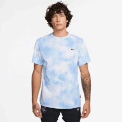 Nike Men's Running Division Breathe Dri-FIT ADV Short-Sleeve Running Top (422 - Psychic Blue/Black Reflective)