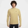 Nike Men's Trail Dri-FIT UV Hooded Running Top (297 - Parachute Beige/Desert Khaki/Cinnamon)