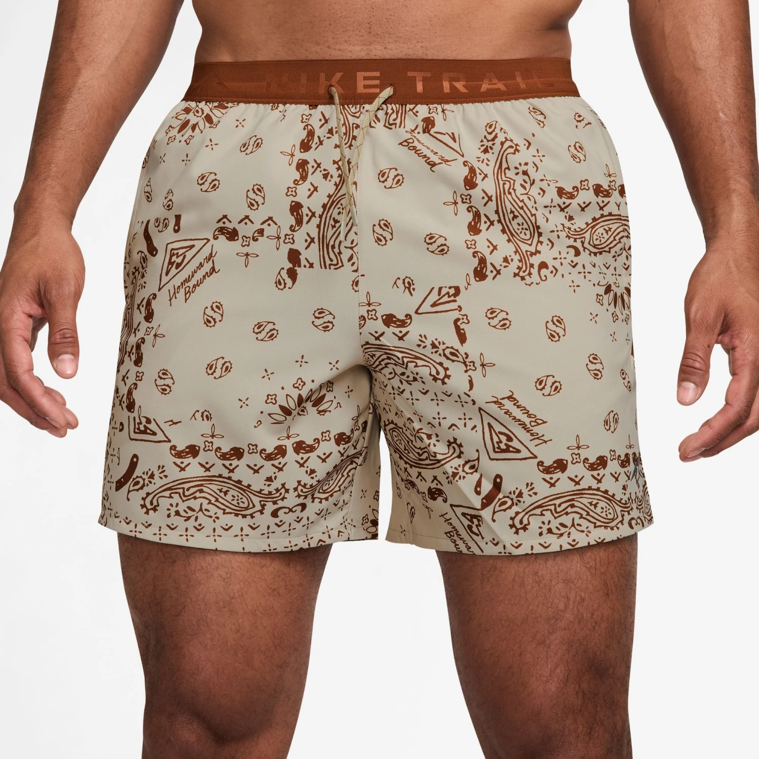 Nike Men's Trail Dri-FIT 6" Brief-Lined Running Shorts (253 - Desert Khaki/Cinnamon//Black) 1 Nike Men's Trail Dri-FIT 6" Brief-Lined Running Shorts (253 - Desert Khaki/Cinnamon//Black)