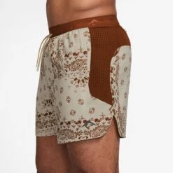 Nike Men's Trail Dri-FIT 6" Brief-Lined Running Shorts (253 - Desert Khaki/Cinnamon//Black) 7 Nike Men's Trail Dri-FIT 6" Brief-Lined Running Shorts (253 - Desert Khaki/Cinnamon//Black) -Shoes Fashion Store AURORA HJ4174 253 PHSYM001 2000