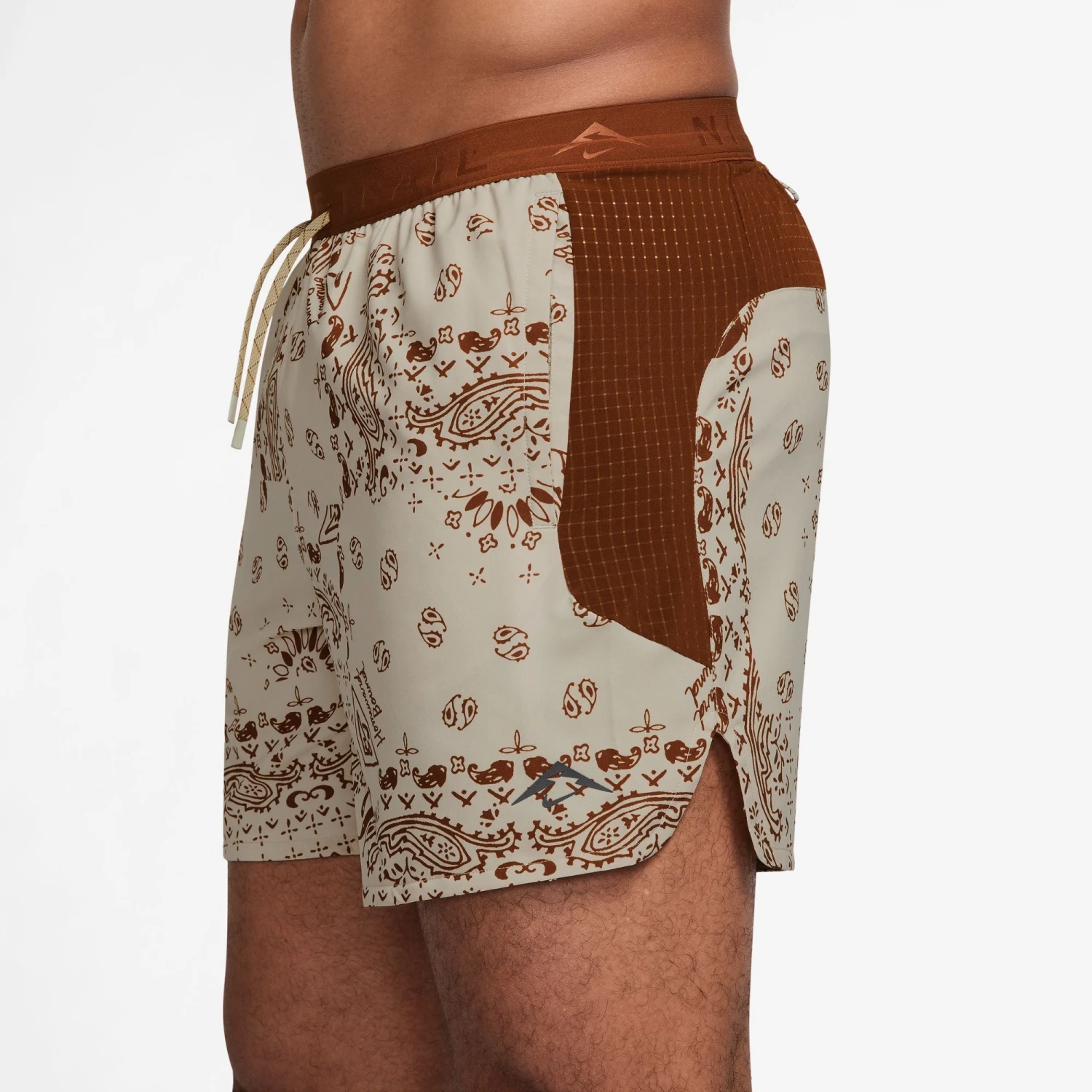 Nike Men's Trail Dri-FIT 6" Brief-Lined Running Shorts (253 - Desert Khaki/Cinnamon//Black) 3 Nike Men's Trail Dri-FIT 6" Brief-Lined Running Shorts (253 - Desert Khaki/Cinnamon//Black) - Image 3
