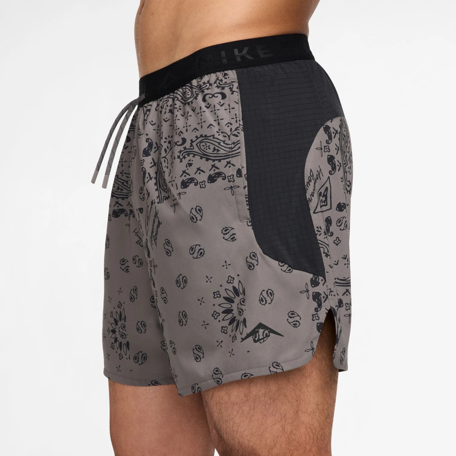 Nike Men's Trail Dri-FIT 6" Brief-Lined Running Shorts (289 - Cave Stone/Black/Black) 3 Nike Men's Trail Dri-FIT 6" Brief-Lined Running Shorts (289 - Cave Stone/Black/Black) - Image 3