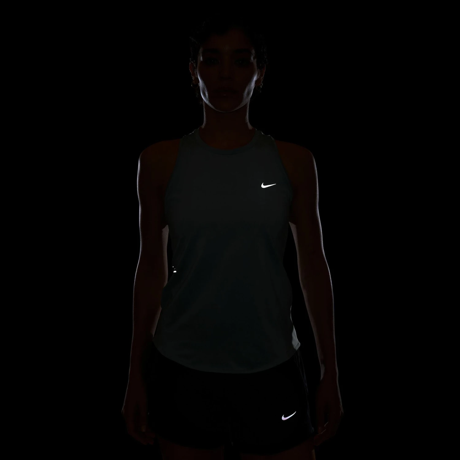 Nike Women's Swift Dri-FIT Running Tank Top (017 - Cannon/Reflective Silver) 11 Nike Women's Swift Dri-FIT Running Tank Top (017 - Cannon/Reflective Silver) - Image 11