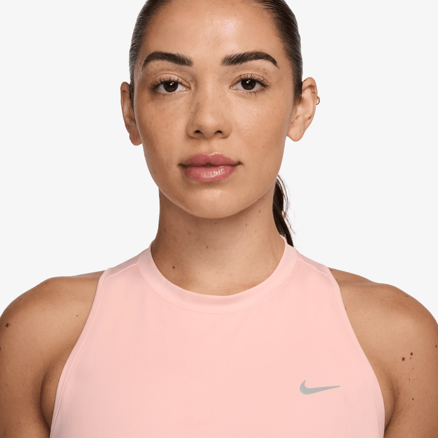 Nike Women's Swift Dri-FIT Running Tank Top (607 - Atmosphere/Reflective Silver) 2 Nike Women's Swift Dri-FIT Running Tank Top (607 - Atmosphere/Reflective Silver) - Image 2