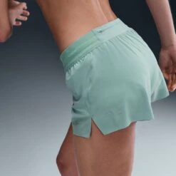 Nike Women's Swift Dri-FIT Mid-Rise 2.5" Brief-Lined Running Shorts (017 - Cannon/Reflective Silver) -Shoes Fashion Store AURORA HQ0638 017 PHSYMG02 2000