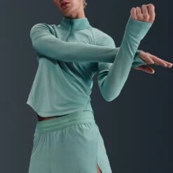 Nike Women's Swift Dri-FIT Mid-Rise 2.5" Brief-Lined Running Shorts (017 - Cannon/Reflective Silver) -Shoes Fashion Store AURORA HQ0638 017 PHSYMG03 2000