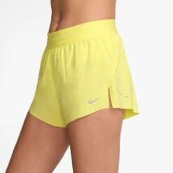 Nike Women's Swift Dri-FIT Mid-Rise 2.5" Brief-Lined Running Shorts (712 - Light Zitron/Reflective Silver) 12 Nike Women's Swift Dri-FIT Mid-Rise 2.5" Brief-Lined Running Shorts (712 - Light Zitron/Reflective Silver) -Shoes Fashion Store AURORA HQ0638 712 PHSYM001 2000