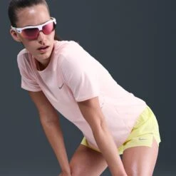 Nike Women's Swift Dri-FIT Mid-Rise 2.5" Brief-Lined Running Shorts (712 - Light Zitron/Reflective Silver) 14 Nike Women's Swift Dri-FIT Mid-Rise 2.5" Brief-Lined Running Shorts (712 - Light Zitron/Reflective Silver) -Shoes Fashion Store AURORA HQ0638 712 PHSYMG03 2000