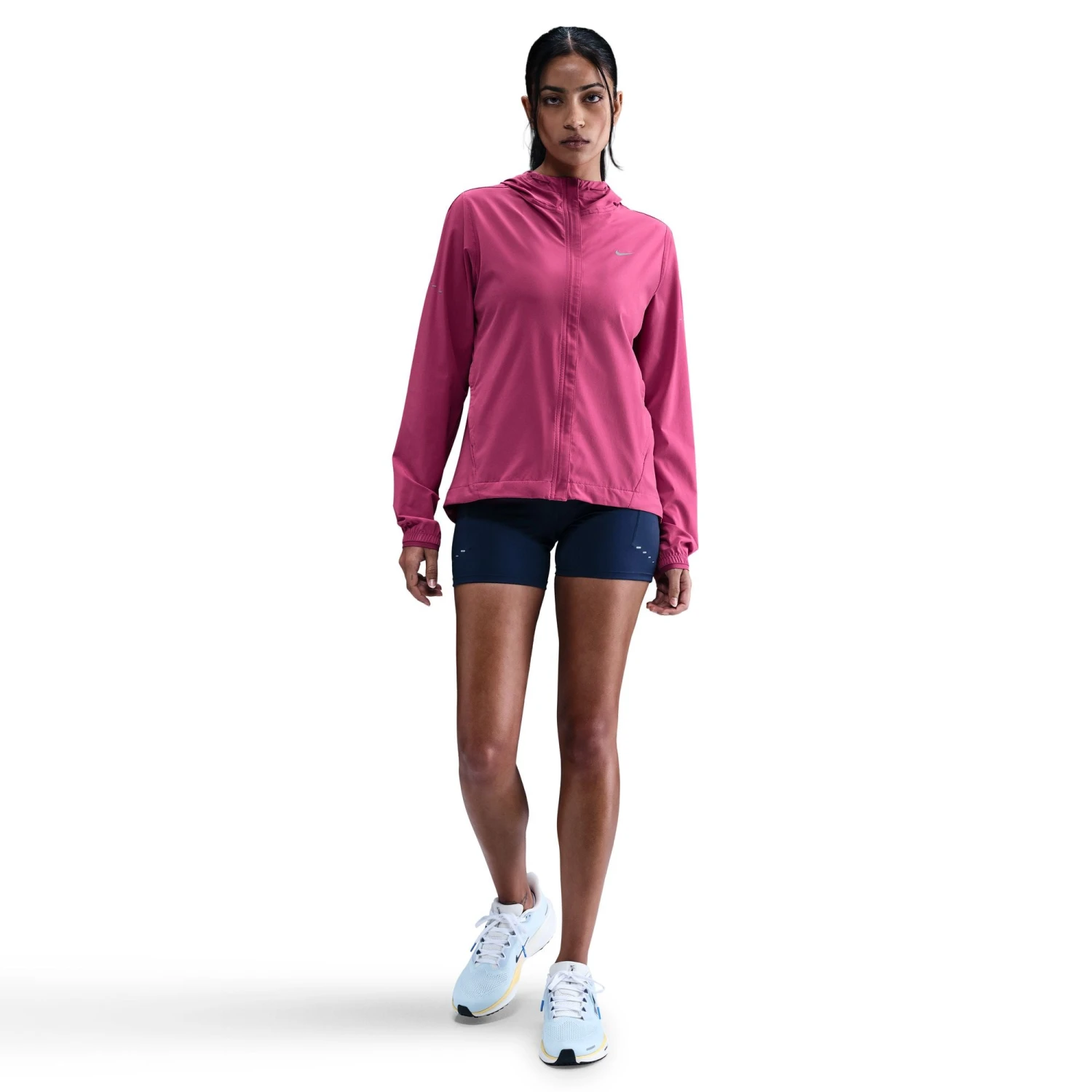 Nike Women's Swift Women's Repel Packable Running Jacket (634 - Sweet Beet/Reflective Silver) 1 Nike Women's Swift Women's Repel Packable Running Jacket (634 - Sweet Beet/Reflective Silver)