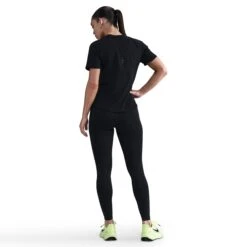 Nike Women's Swift High-Waisted 7/8 Running Leggings W/ Reflective Accents (010 - Black/Dark Smoke Grey) -Shoes Fashion Store AURORA HV2287 010 PHSBM001 2000