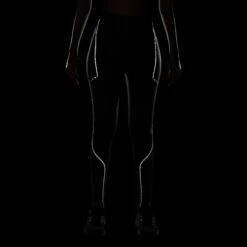 Nike Women's Swift High-Waisted 7/8 Running Leggings W/ Reflective Accents (010 - Black/Dark Smoke Grey) -Shoes Fashion Store AURORA HV2287 010 PHSYM200 2000