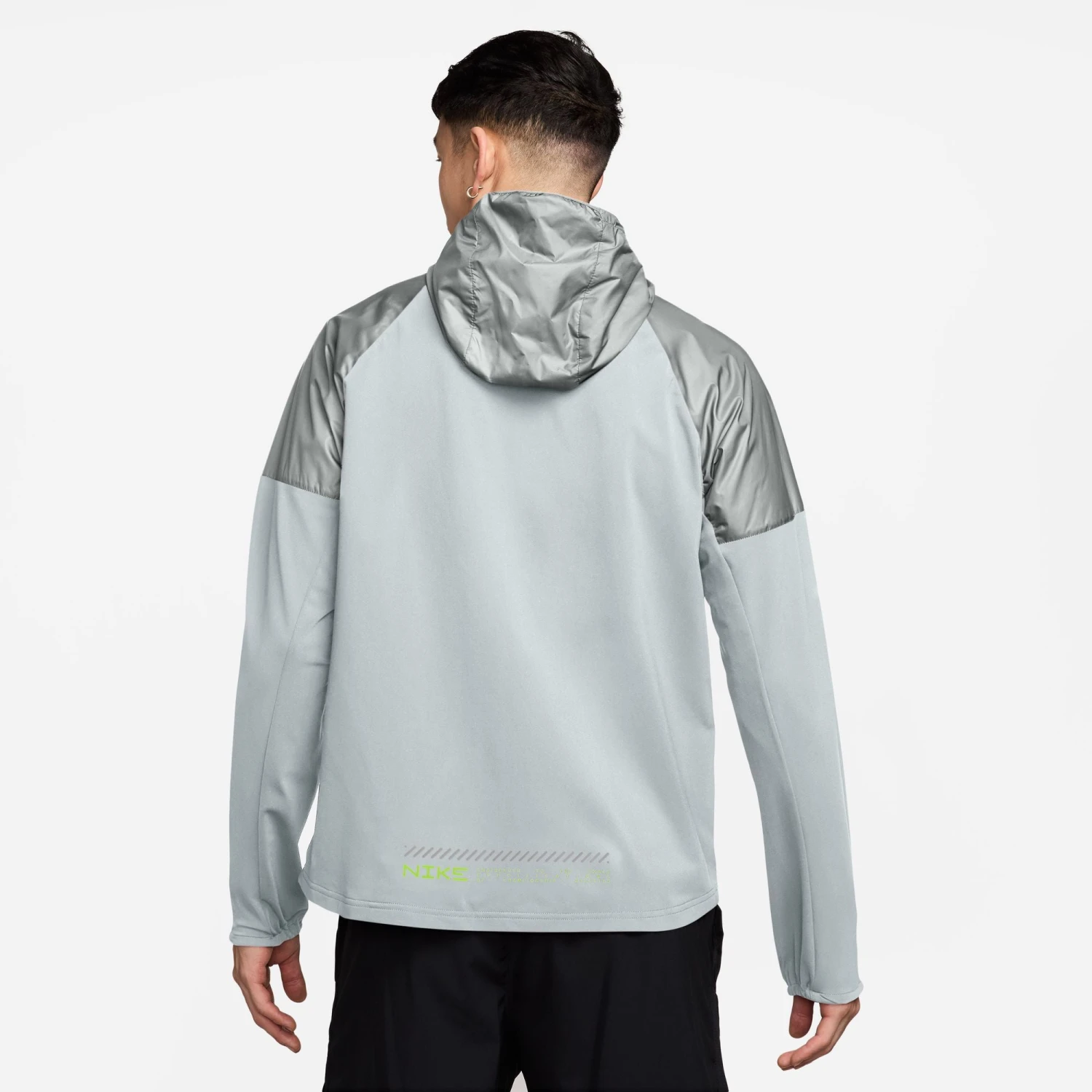 Nike Men's Miler Repel Winterized Running Jacket (043 - Pure Platinum/Reflective Silver) 2 Nike Men's Miler Repel Winterized Running Jacket (043 - Pure Platinum/Reflective Silver) - Image 2