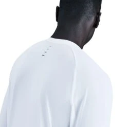 Nike Men's Stride Dri-FIT ADV Long-Sleeve Running Top (100 - White/Reflective Silver) -Shoes Fashion Store AURORA HV2702 100 PHSYM002 2000