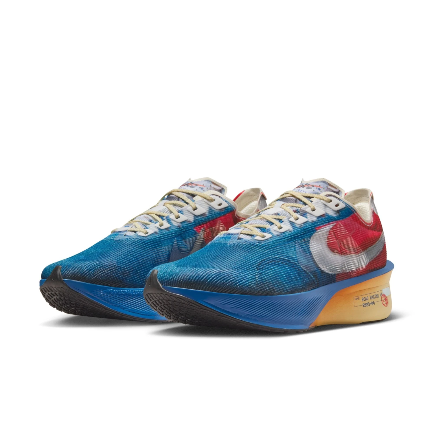 Nike Men’s Vaporfly 4 (999 - Multi-Color/Clear-Mountain Blue-Fire Red) 3 Nike Men’s Vaporfly 4 (999 - Multi-Color/Clear-Mountain Blue-Fire Red) - Image 3