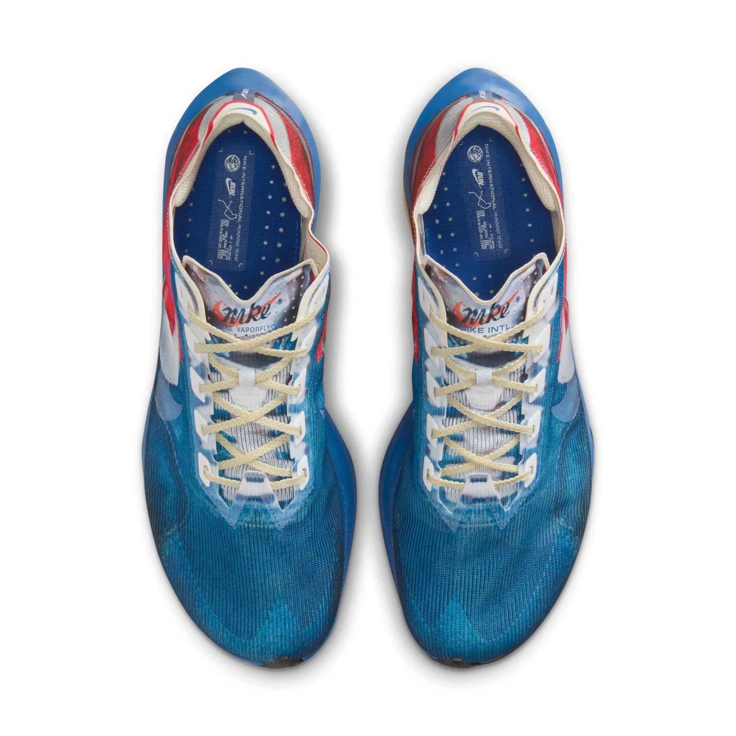 Nike Men’s Vaporfly 4 (999 - Multi-Color/Clear-Mountain Blue-Fire Red) 7 Nike Men’s Vaporfly 4 (999 - Multi-Color/Clear-Mountain Blue-Fire Red) - Image 7