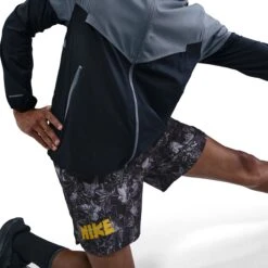 Nike Men's Dri-FIT 7" Brief-Lined Printed Running Shorts (010 - Black/White/Reflective Silver) 15 Nike Men's Dri-FIT 7" Brief-Lined Printed Running Shorts (010 - Black/White/Reflective Silver) -Shoes Fashion Store AURORA IH4512 010 PHSYM003 2000