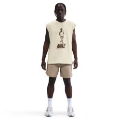 Nike Men's Sleeveless Running T-Shirt (113 - Coconut Milk)