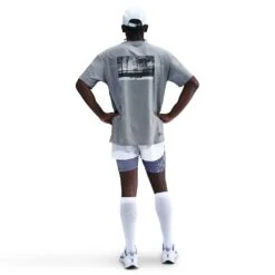 Nike Men's Running T-Shirt (063 - Dk Grey Heather) -Shoes Fashion Store AURORA IH4579 063 PHSBM001 2000