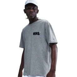 Nike Men's Running T-Shirt (063 - Dk Grey Heather)