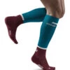 CEP Men's Run Tall 4.0 Compression Socks (Petrol/Dark Red)