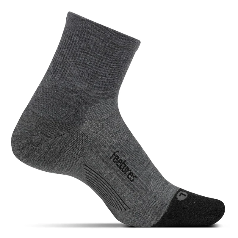 Feetures Merino 10 Cushion Quarter (Gray) 1 Feetures Merino 10 Cushion Quarter (Gray)