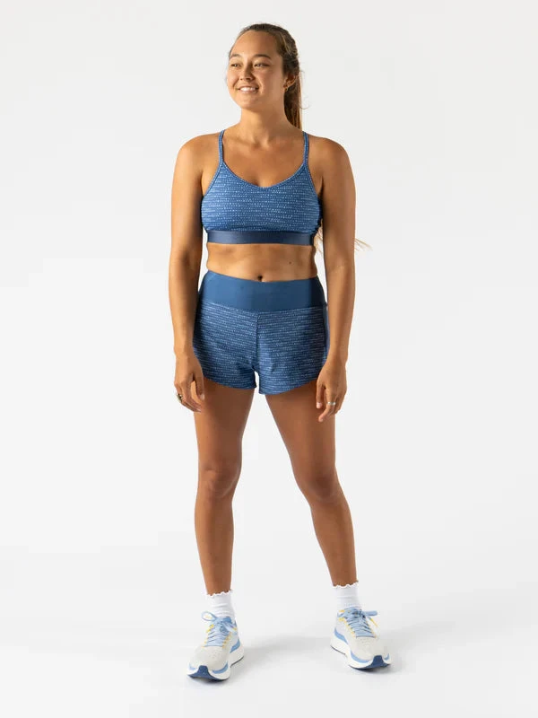 Women's Strappy Pocket Bra (True Navy Geo Dot) 2 Women's Strappy Pocket Bra (True Navy Geo Dot) - Image 2