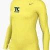 Women’s Nike X TCRC Legend Long Sleeve Tee (700 - Yellow Strike/Navy)