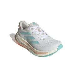 ADIDAS Women's Supernova Solution 2 (FTWWHT/FLAAQU/POWCOR) -Shoes Fashion Store IH2510 6 FOOTWEAR Photography FrontLateralTopView white