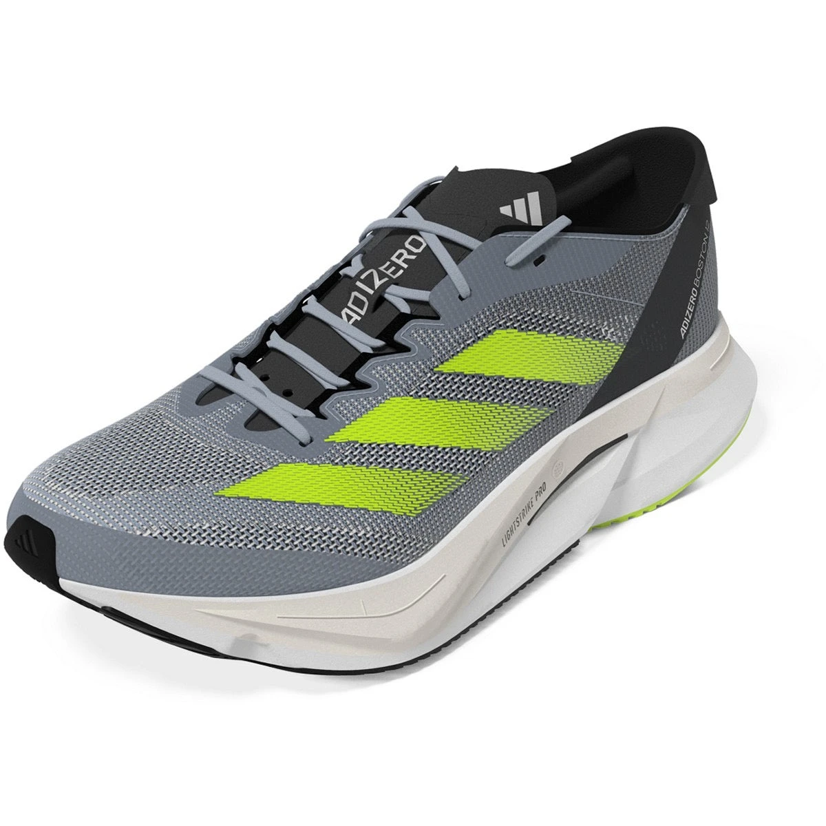 ADIDAS Men’s Adizero Boston 12 (Wonder Blue/Lucid Lemon/Carbon) 2 ADIDAS Men’s Adizero Boston 12 (Wonder Blue/Lucid Lemon/Carbon) - Image 2