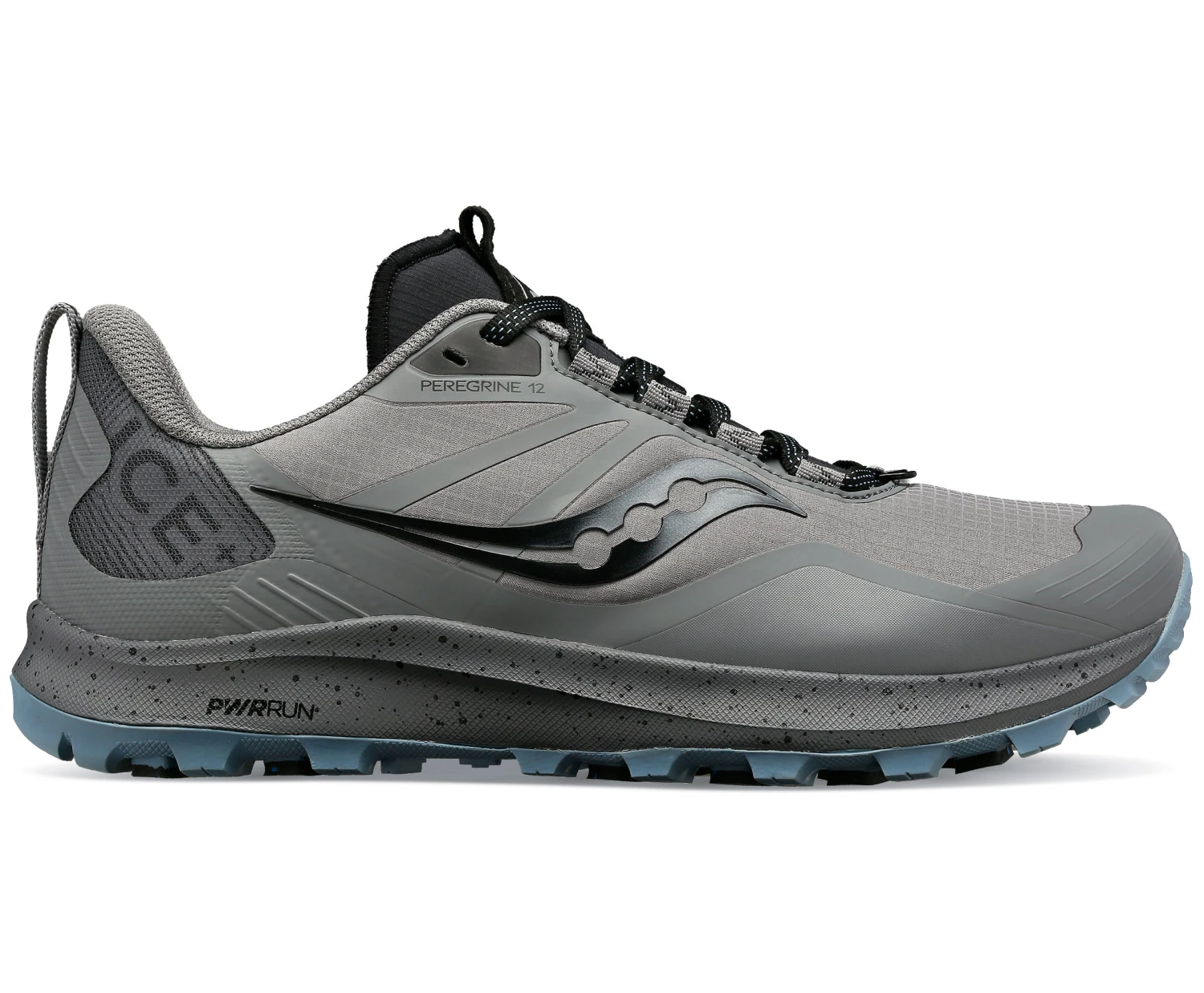 Saucony Women's Peregrine ICE+ 3 (30 - Gravel/Black) 1 Saucony Women's Peregrine ICE+ 3 (30 - Gravel/Black)