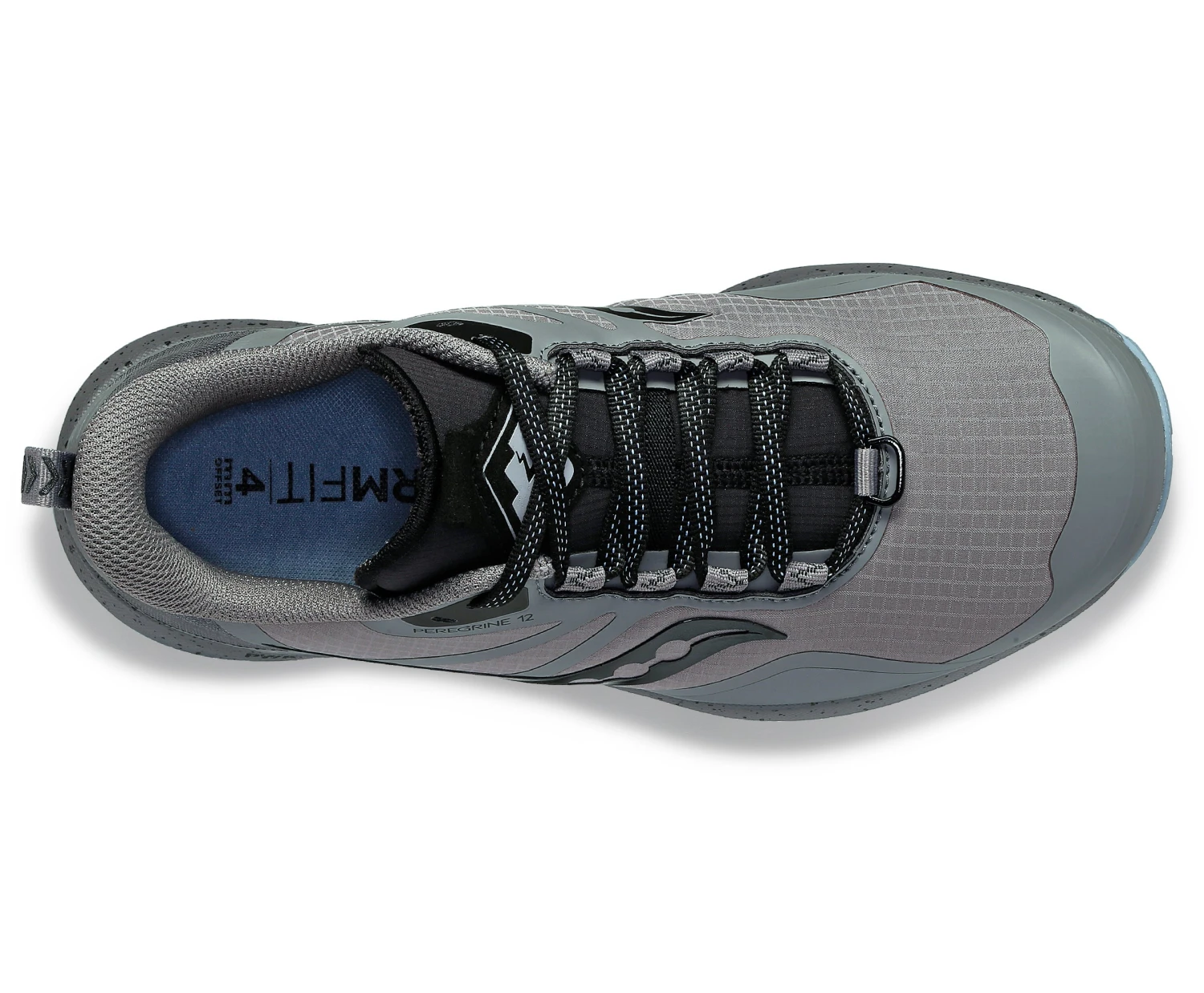 Saucony Women's Peregrine ICE+ 3 (30 - Gravel/Black) 4 Saucony Women's Peregrine ICE+ 3 (30 - Gravel/Black) - Image 4