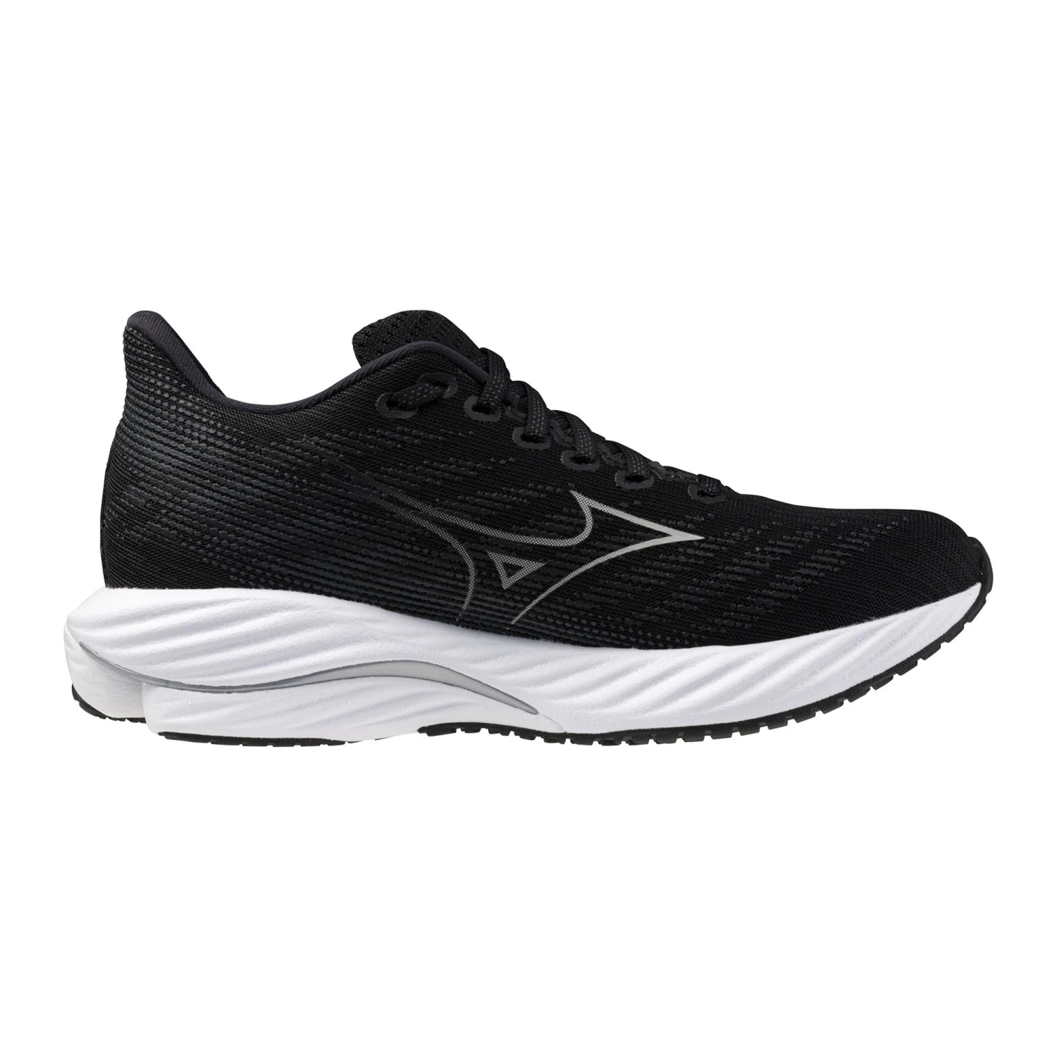 Mizuno Women's Wave Rider 28 (90HM - Black/Harbor Mist) 2 Mizuno Women's Wave Rider 28 (90HM - Black/Harbor Mist) - Image 2